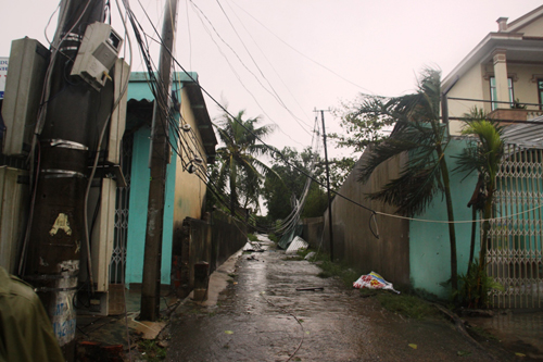 Quảng Trị: Đã có 12 người bị thương vì bão