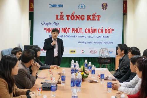 Ông Đặng Việt Dũng, Phó Trưởng ban ATGT TP. Đà Nẵng chia sẻ thông điệp từ chương trình