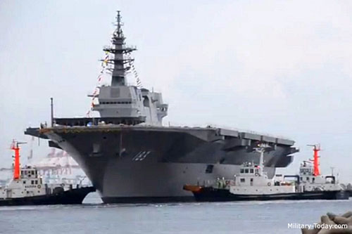 Khu trục hạm Izumo của Nhật - Ảnh:Military-today.com