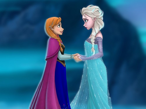 Cảnh trong phim hoạt hình Frozen