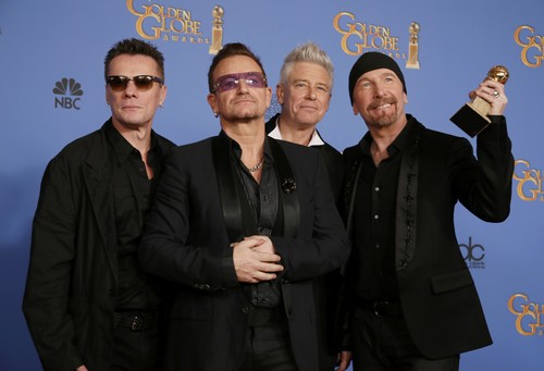 Nhóm U2 nhận giải Ca khúc trong phim hay nhất