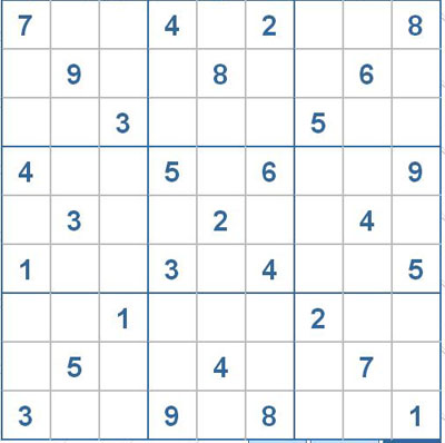 Mời các bạn thử sức với ô số Sudoku 2563 mức độ Khó 