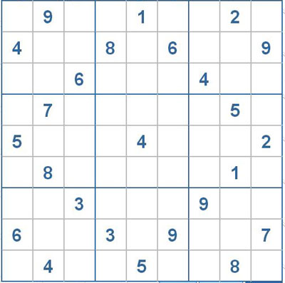 Mời các bạn thử sức với ô số Sudoku 2568 mức độ Khó
