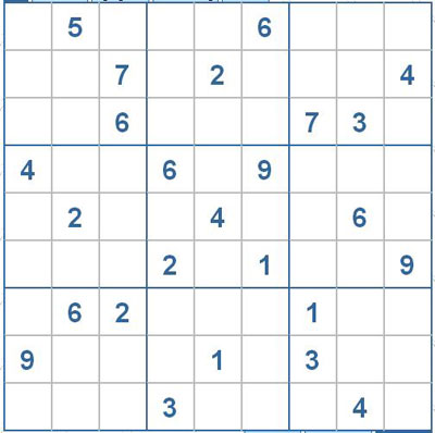 Mời các bạn thử sức với ô số Sudoku 2574 mức độ Khó