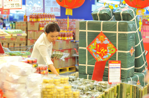 Đi chợ Tết Việt trong siêu thị Metro 2