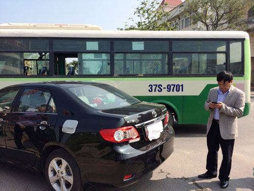 Chủ tịch Liên đoàn lao động Quảng Bình lái xe ô tô dính tai nạn