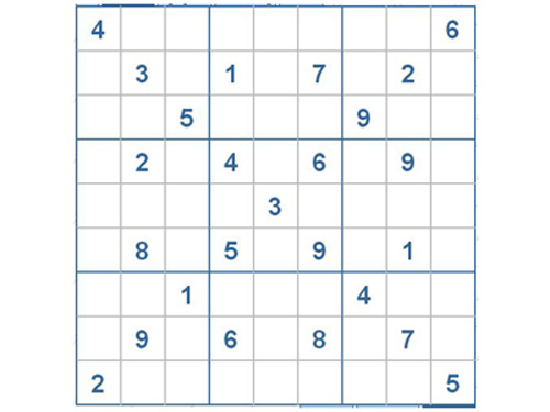 Mời các bạn thử sức với ô số Sudoku 2594 mức độ Rất Khó