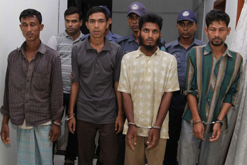 Một vụ bắt giữ các thành viên của nhóm Jumatul Mujahedeen Bangladesh - Ảnh: Khabar