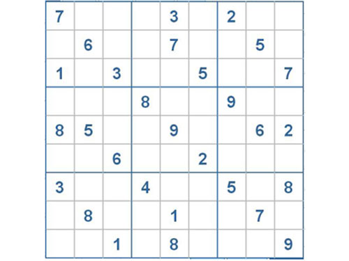 Mời các bạn thử sức với ô số Sudoku 2611 mức độ Khó