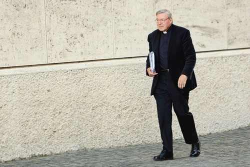 Hồng y George Pell, Tổng giám mục Giáo phận Sydney (Úc) được bổ nhiệm làm người đứng đầu Văn phòng Kinh tế Vatican - Ảnh: AFP