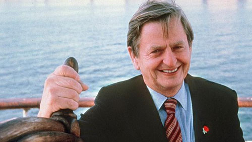 Thủ tướng Thụy Điển Olof Palme  - Ảnh: AFP