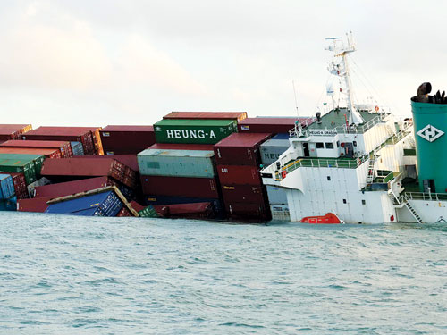 Vụ tàu container bị đâm chìm ở Vũng Tàu: