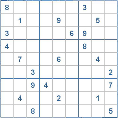 Mời các bạn thử sức với ô số Sudoku 2614 mức độ Khó