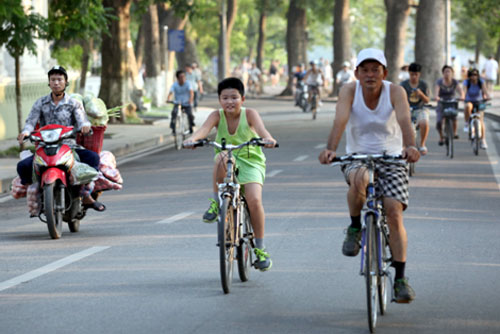 Hà Nội sẽ thí điểm cho thuê xe đạp  