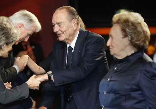 Vợ chồng ông Jacques Chirac 