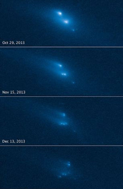 Tiểu hành tinh P/2013 R3 trong quá trình tự hủy - d