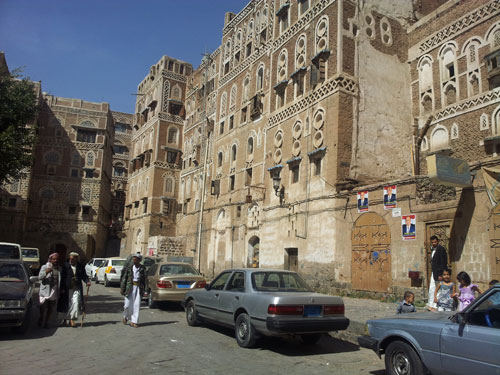 Một góc phố ở Yemen - Ảnh: Nguyễn Phương Mai
