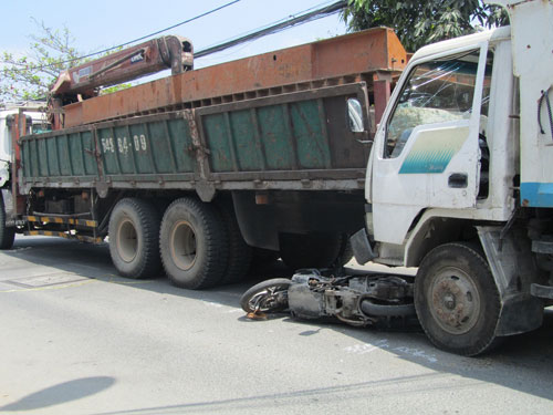 Hiện trường vụ tai nạn 