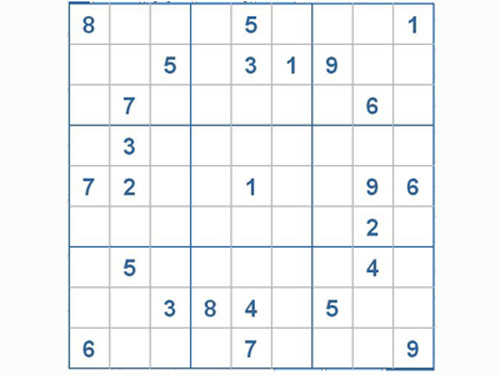 Mời các bạn thử sức với ô số Sudoku 2640 mức độ Khó