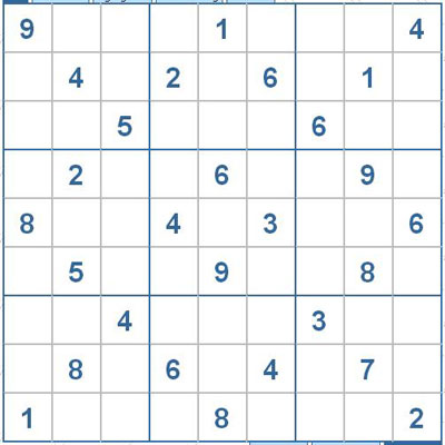 Mời các bạn thử sức với ô số Sudoku 2630 mức độ Khó