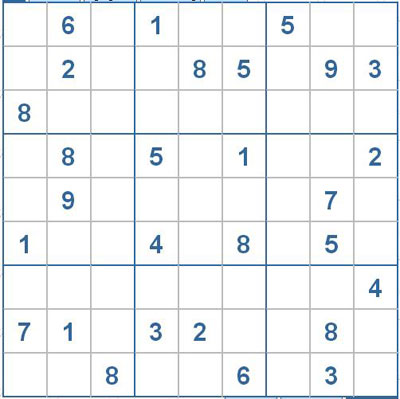 Mời các bạn thử sức với ô số Sudoku 2642 mức độ Khó