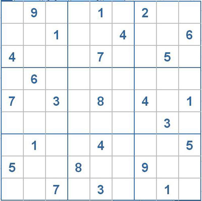 Mời các bạn thử sức với ô số Sudoku 2645 mức độ Khó