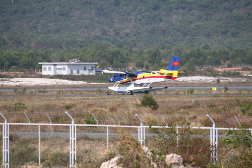 Thủy phi cơ bay sang vùng biển Campuchia tìm kiếm máy bay mất tích 3