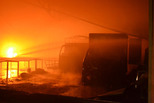 Cháy lớn tại Công ty CP Sinh học Rừng Hoa Đà Lạt 2