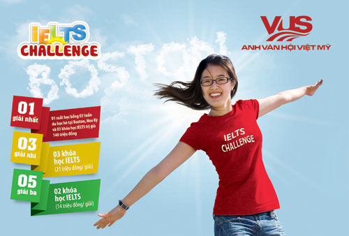 Cuộc thi tiếng Anh IELTS Challenge 2014: Cơ hội học bổng du học Mỹ