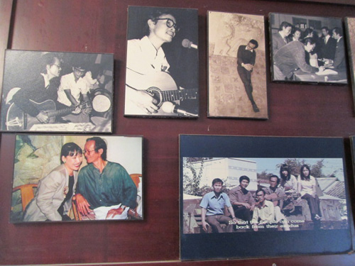 Những hình ảnh của Trịnh Công Sơn trong nhà lưu niệm