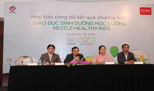 Nestlé Việt Nam đã phối hợp với Viện Dinh Dưỡng Quốc Gia thực hiện chương trình “Giáo dục dinh dưỡng học đường - Nestlé Healthy Kids” 