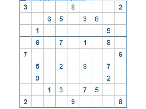 Mời các bạn thử sức với ô số Sudoku 2646 mức độ Khó