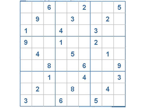 Mời các bạn thử sức với ô số Sudoku 2655 mức độ Khó