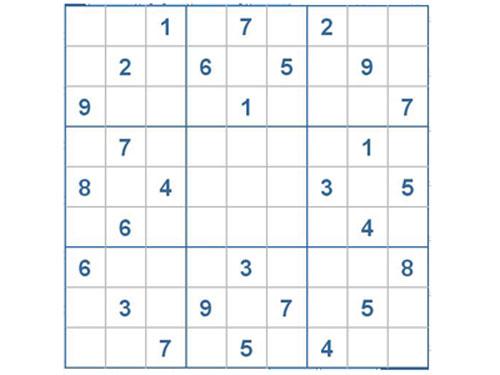 Mời các bạn thử sức với ô số Sudoku 2660 mức độ Khó