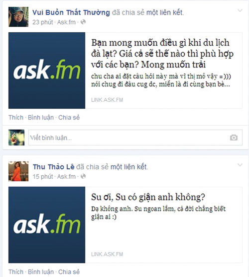 Ứng dụng hỏi đáp Ask.fm đang gây sốt trên cộng đồng mạng 2
