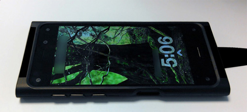 Hình ảnh được tin là mẫu smartphone với màn hình hiển thị 3D sắp được Amazon công bố - Ảnh chụp màn hình