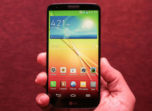 Điện thoại LG G2 - Ảnh: AFP