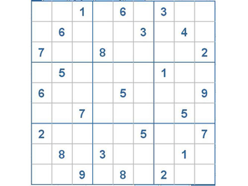 Mời các bạn thử sức với ô số Sudoku 2672 mức độ Khó