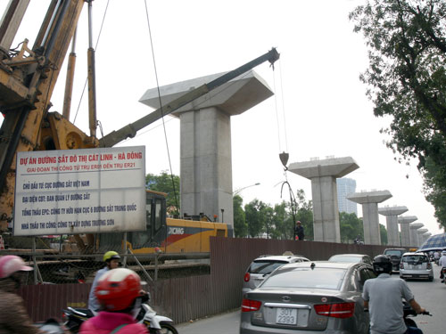 Đường sắt đô thị Cát Linh - Hà Đông: Đội vốn 339 triệu USD !