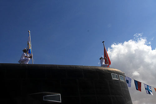 Lễ thượng cờ cấp quốc gia trên 2 tàu ngầm