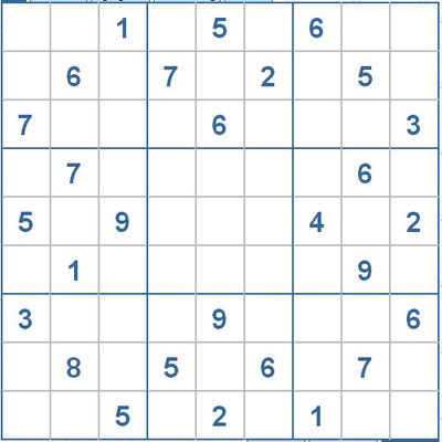 Mời các bạn thử sức với ô số Sudoku 2661 mức độ Khó 