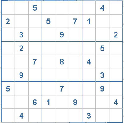 Mời các bạn thử sức với ô số Sudoku 2665 mức độ Khó
