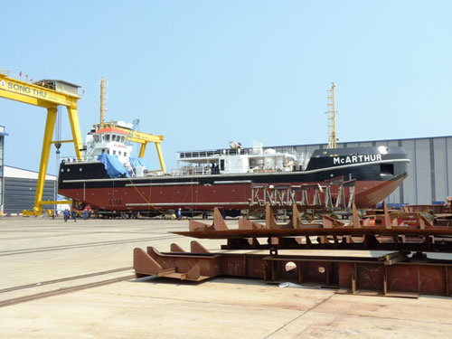 Khám phá “công xưởng” chuyên đóng tàu cho Cảnh sát biển Việt Nam 9