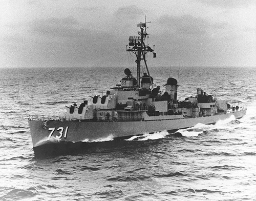 USS Maddox từng là “kẻ quấy rối” trong sự kiện vịnh Bắc bộ - Ảnh: US Navy