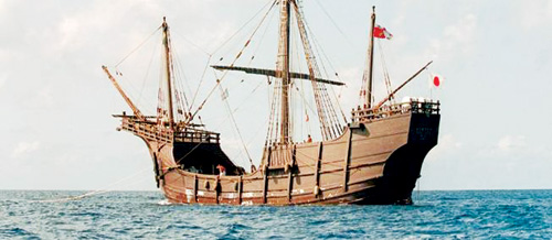 Một chiếc tàu bản sao của tàu Santa Maria
