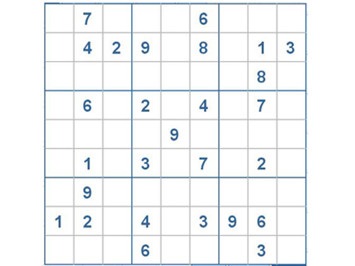 Mời các bạn thử sức với ô số Sudoku 2690 mức độ Khó