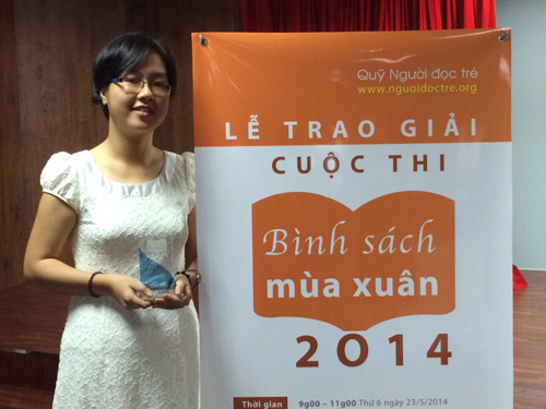 Bạn Nguyễn Việt Ái Nhi đoạt giải nhất cuộc thi