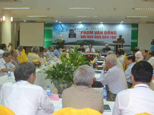 Hội thảo Phạm Văn Đồng với văn hóa dân tộc