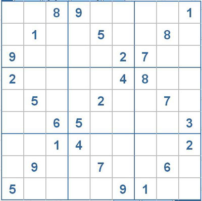 Mời các bạn thử sức với ô số Sudoku 2679 mức độ Khó