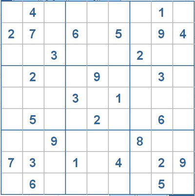 Mời các bạn thử sức với ô số Sudoku 2688 mức độ Khó